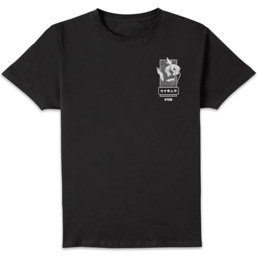 Official Pokémon Magikarp Evo T-Shirt Mens Black - 5XL