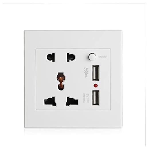 Uttag + 2 USB + omkopplare vägguttag laddare AC/DC strömadapter kontakt uttag paneluttag med USB