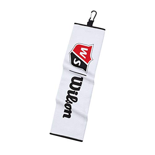 Wilson-Staff-Unisex-Toalla-de-golf-Triple-plegado-TRI-FOLD-Microfibra-Blanco-Talla-unica-WGA9000101