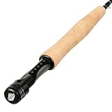 Shakespeare Cedar Canyon Elite Fly Rod - Premium Carbon Fiber Construction, Medium-Fast Action Fly Fishing Rod for Precision Casting, 4pc, Lightweight Aluminum Reel Seat, Cork Handle, 9ft 5/6 wt - Image 7