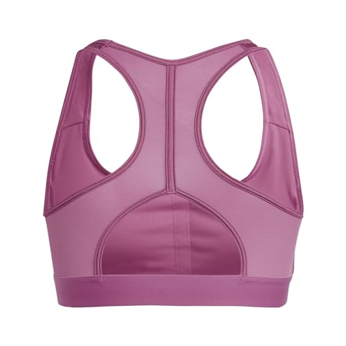 adidas Damen Workout Bra - Medium Support Pwrct Ms HIIT, Preloved Fuchsia, HR2884, SAC – Ansicht 2