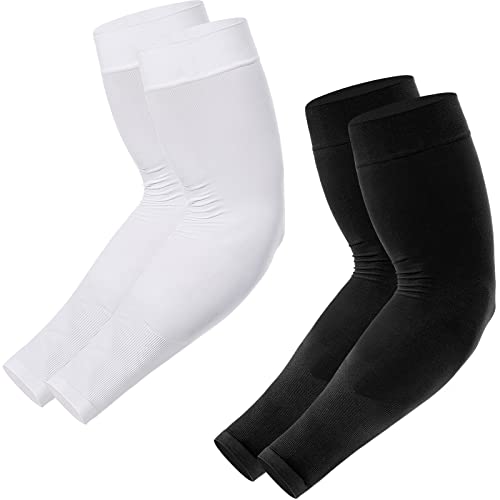 Mangas de brazo UPF 50 para hombre y mujer: pack de 2 pares para sol y deportes