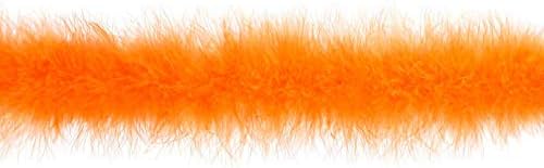 Miniatura 5 de ZUCKER Marabou Plumas Boas - Accesorios de disfraz mullido para Halloween carnaval manualidades baile paquete de 3