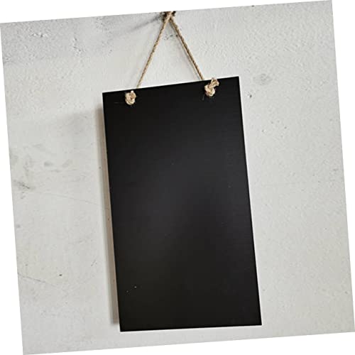 Ciieeo Message Board Miniture Decoration Chalk Board Signs Easel Chalkboard Wooden Chalkboard Tags Weekly Menu Blackboard Hanging Chalkboard Labels Writing Board Double-Sided Blackboard #TOP7