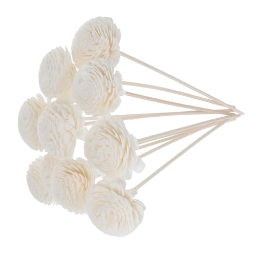 COLLBATH Aroma Diffuser Rods 10 Pack Artificial Flower Decor Reed Diffuser Sticks Replacement