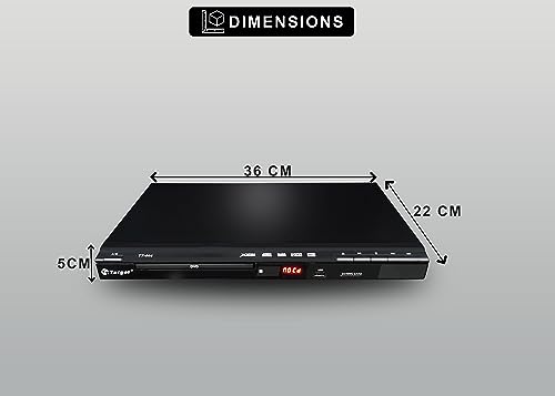 Image of Target TT-444 MPEG4 Technology 5.1 Channel DVD Player 150 watts with HDMI, Built-in Speaker, CD Ripping, LED Display, Hi Fi Amplifier USB, SD /MMC & Remote