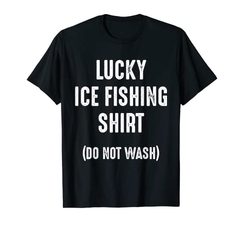 Pesca en hielo Lucky Fisherman Camiseta