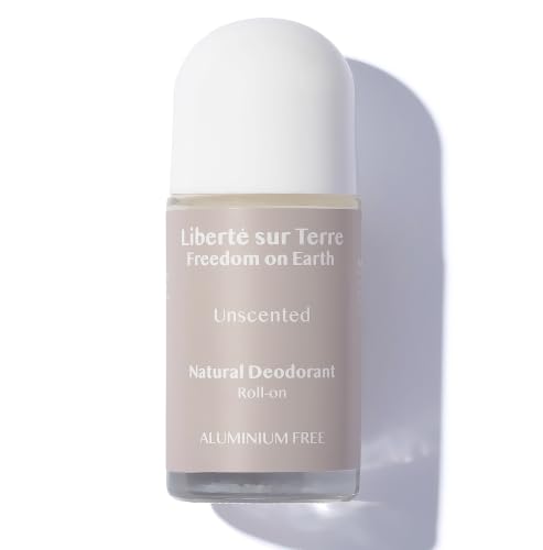 Natural Deodorant Roll-On, Unscented - Aluminum Free
