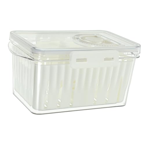 Mikinona Caja Caja caja de almacenamiento de mantequilla organizadores de despensa y almacenamiento Hundir contenedores para frigorifico organizador frigorífico cajas de comida multifunción