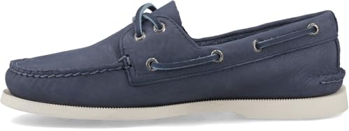 Sperry Authentic 2 Eye, Zapatos náuticos auténticos de 2 Ojales para Hombre, Oscuro, 7, Azul Polvo, 41 EU