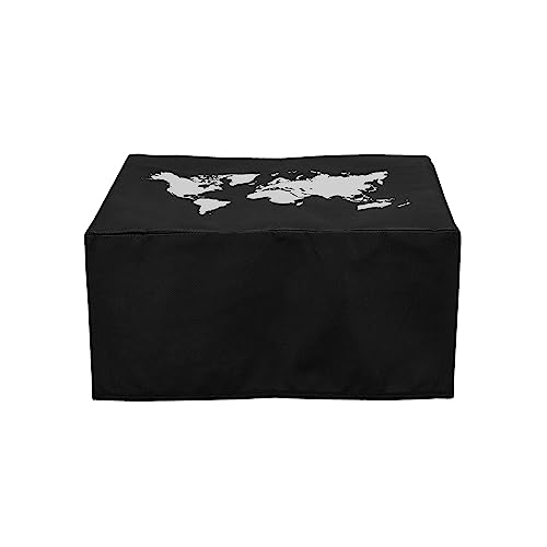 kwmobile Dust Cover Compatible with Epson EcoTank ET-2850 / EcoTank ET-2856 / Home XP-5200, Printer Case, White/Black - Image 4