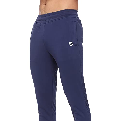 Image of MARK LOUIIS Regular Fit Super Stretchable Track Pants for Men | Gym, Running & Casual Wear | Elastic Waistband with Side Pockets