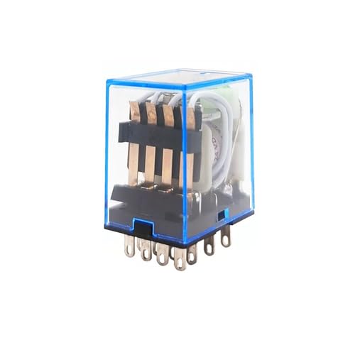 Relais intermédiaire 24V MY2NJ double inverseur avec socle JQX-13F