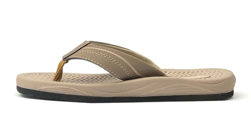 Image of REDVOLUTION New Boys' Beach Sandal TRIBAL Tattoo | Geometric Bali Flip-Flop Sandals