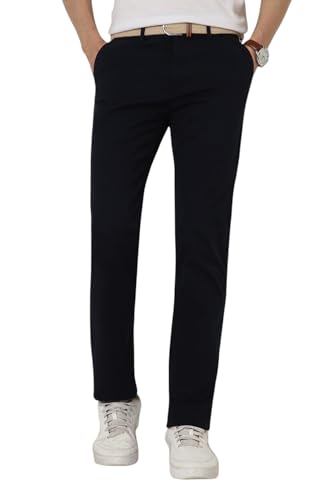 Image of Peter England Men's Slim Fit Mid Rise Super Chino Casual Trouser