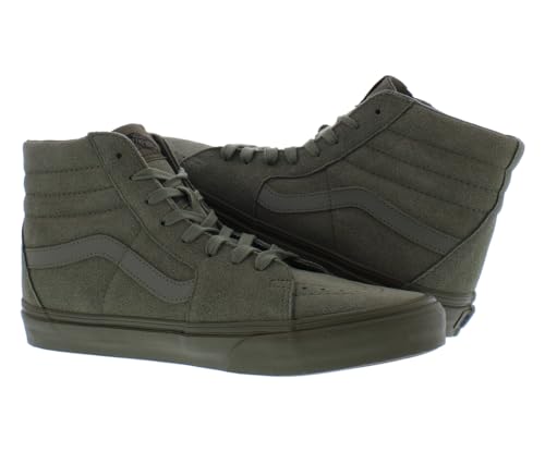 Vans Vans Sk8-Hi Unisex Shoes Size 10, Color: Mono Suede Olive-Green