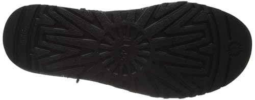 UGG Homme Botte, Peau de mouton, Noir, 44 EU