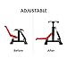 Motorcycle Jack Dirt Bike Stand Lift - Adjustable Hydraulic Lift Save Effort Hoist Table Height Lifting Stand