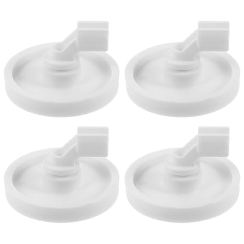 OATIPHO 4 Piezas Accesorios Para Lavavajillas Abajo Estante Universal Reemplazo Montaje Cesta Más Bajo Parte Del Lavavajillas Accesorio Lavavajillas Limpio Blanco El Plastico