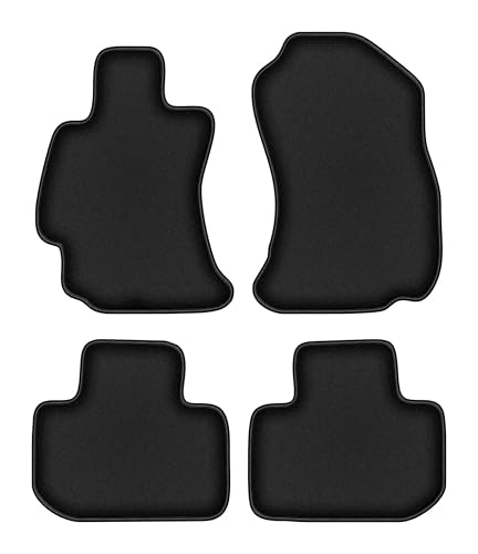 Tapis de sol de qualité supérieure en velours noir pour Subaru Legacy V 2009+