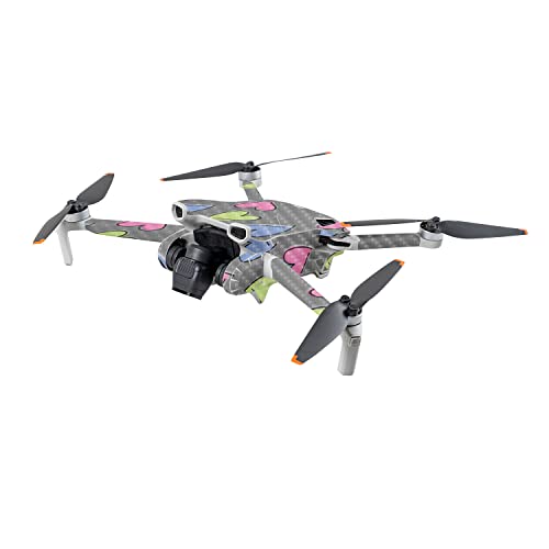 Image of MightySkins Carbon Fiber Skin Compatible with DJI Mini 3 - Girly | Protective, Durable Textured Carbon Fiber Finish | Easy to Apply | Made in The USA