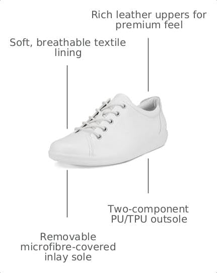 Image of ECCO Soft 2.0 Tie Sneakers