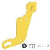 Bruce & Shark(ブルース・サメ) 新型ジムニー用牽引フック けん引バー 適用ジムニー 𝐉𝐁𝟔𝟒 JB74 ジムニーシエラ JB74外装パーツ フロント牽引フック 助手席側用 左前トレーラーフック 純正バンパー対応 ジムニー外装パーツ アクセサリー 8MM厚トレーラーフック 重鋼スチール制 高温スプレー 防錆 イエロー