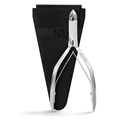 Alicate de cutícula Suvorna, cortador de cutícula profissional, removedor de cutícula de unha, corta