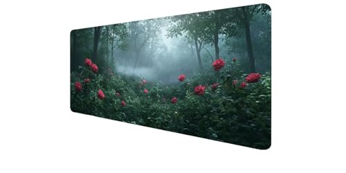 Tapis de souris XXL forêt 700x400mm antidérapant et imperméable