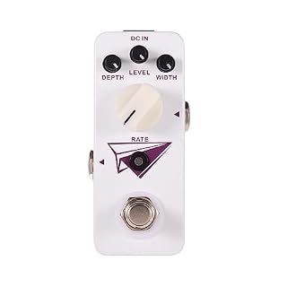 OUSIKA Pédale de flanger Multi-fréquences numérique Pédale d’effet for Guitare électrique Série Micro Pédale compacte Pédale d’effet for Guitare Tuner - Les Beatles, Paul McCartney, John Lennon, RIngo Starr, George Harrison