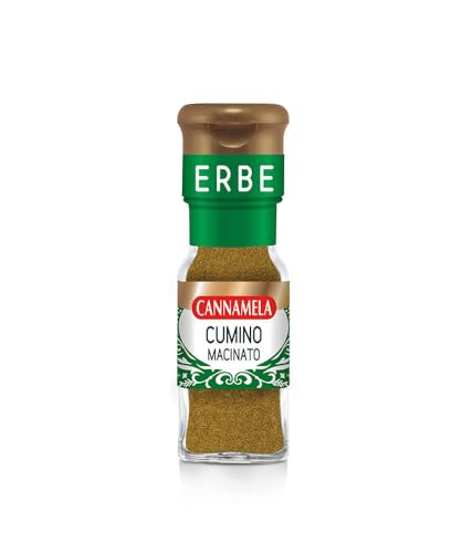 Cannamela - Linea Oro, Cumino macinato, Confezione da 23g. Ideale per zuppe di legumi, verdure, panature, polpette, falafel, ricette della cucina etnica