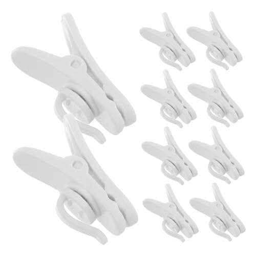 iplusmile 100piezas Clip para Cable De Auriculares Giratorio Antipérdida Clips para Sujetar Cables Accesorios para Auriculares para Diario Oficina o Viajes