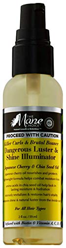 The Mane Choice Mane choice proceed with caution killer curls & brutal bounce dangerous luster & shine illuminator, 2 Ounce