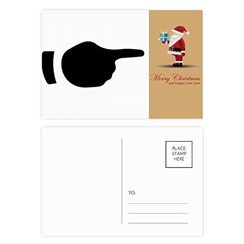 Cartes postales Père Noël en carton rigide supérieur lot de 20 pièces