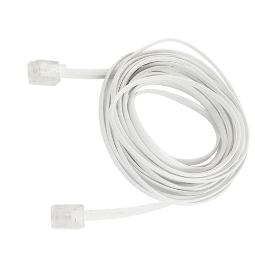 Cable de línea de teléfono RJ11 macho antiinterferencias de 4 metros con conector 6P2C estable 3