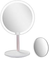AECHOO Lighted Mirror Vanity Mirror Shaving Mirrors Make Up LED Illuminated Mirror for Home Vanity 360° Rotation Surface...
