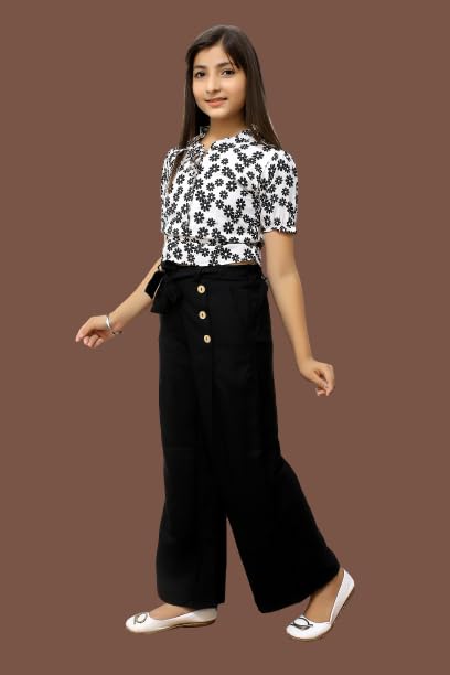 LIME 'N' LEMON Fashion Dream Girl's Jumpsuit (White, 15-16 Years) 2
