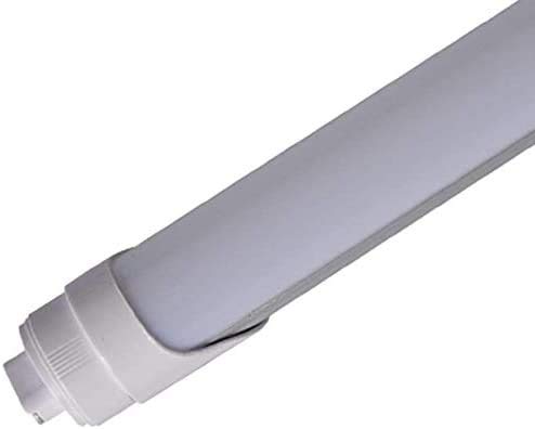 Plan Hoot (Package Of 10 Lights) F96T8 F96T12 Ho/Cw/R17D Replacement 8 Ft 60 Wt 5000K Etl Listed 8000 Lumens Milky |Frosted Lens Cover Fluorescent Replacement Led Tube Light #TOP1