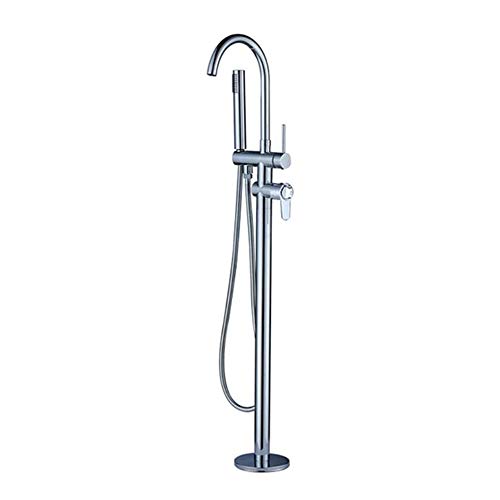 Robinet de douche thermostatique sur pied et mitigeur bain au sol