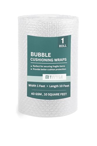 price history - TITTLE AIR Bubble Wrap Packing Roll for Safety, Multipurpose Packing Material for Home and Office (1, 1 FT x 10 FT)