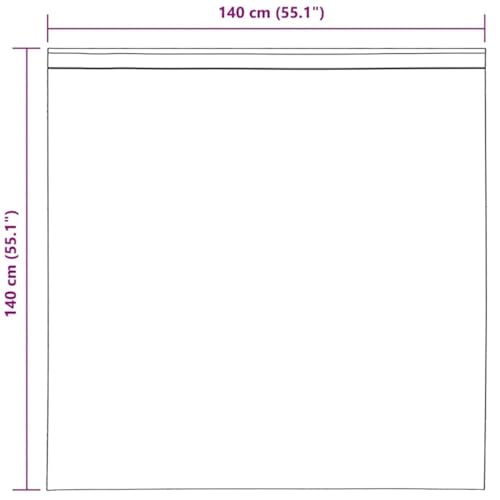 Voile Noir rideaux 140x140 cm tamisant intimité décoration salon chambre - 8