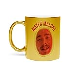 Fabulous Mug Doré en Céramique Chromé - Water Malone Parodie Fruit Rap Rappeur - 325 ml