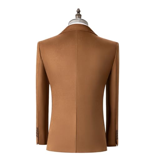 Men's Casual Suede Blazer Jacket Business Party Sport Coat3