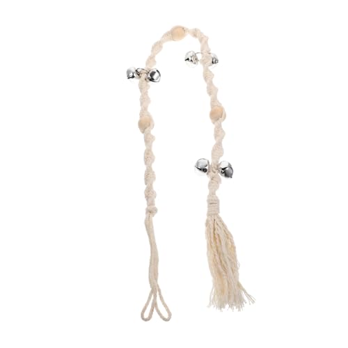 NOLITOY 3pcs Household Dog Bell Pet Door Accessory Wear-Resistant Easy to Install