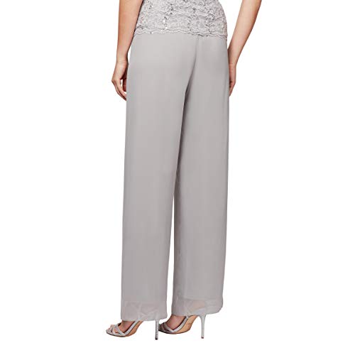 Image of Alex Evenings Womens Plus Size Straight Leg Dress Pant (Plus Petite Sizes) Dress Pants
