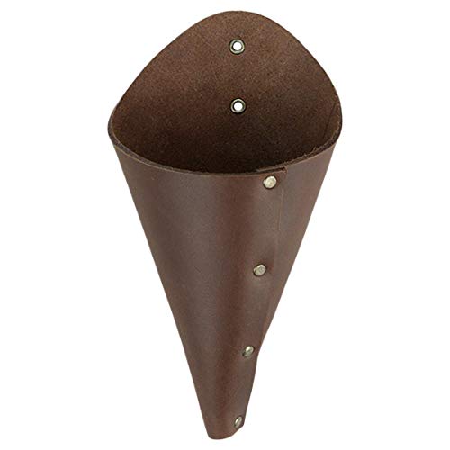 Hide & Drink, Soporte para plantas de aire de cuero grueso, estilo minimalista, colgador de pared, accesorios modernos para el hogar, hecho a mano, color marrón bourbon Cover