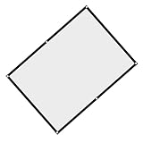 Pissente 60 Bis 100 Zoll Tragbare Leinwand für Projektoren, Synthetisches Polyestergewebe, Minimale Faltenbildung, Vielseitige Aufhängemöglichkeiten, Ideal für Filmabende Im Innen- und Außenbereich