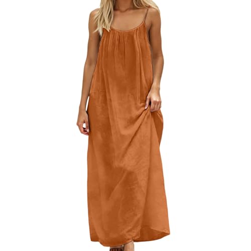 Robe fluide décontractée et mignonne au design dos nu pour adolescente