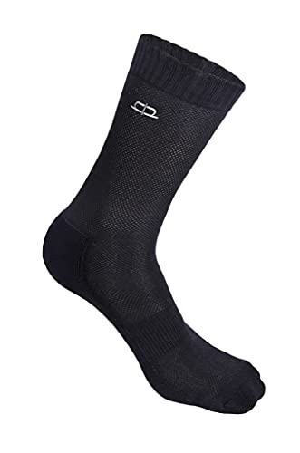 HEELIUM Bamboo Crew Socks for Men | Formal Socks, Full Length | Odour Free & Cushioned Base | 3X Softer than Regular Socks