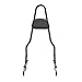 Mofun Tall Gloss Black Detach Passenger Backrest Sissy Bar with Pad Compatible with Harley Softail Deluxe Heritage Classic Street Bob 2018-2025 etc